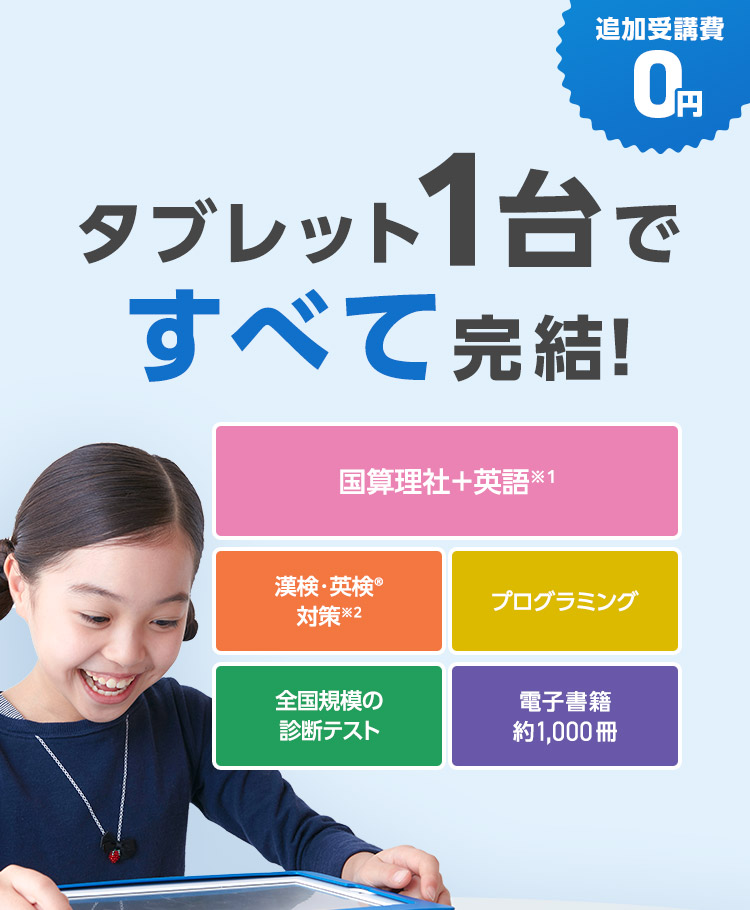 公式 進研ゼミ小学講座 チャレンジ チャレンジタッチ 小学生向け通信教育 学習教材