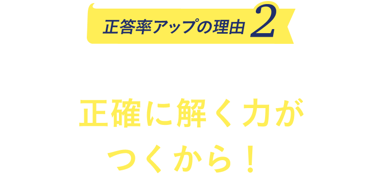 省略無しの解説で、読解・文章題を正確に解く力がつくから！