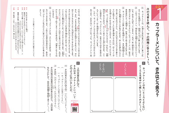 記述解答力を伸ばす誌面