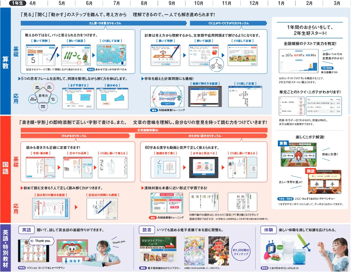 表:年間ラインナップ