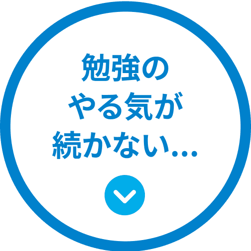 勉強のやる気が続かない...