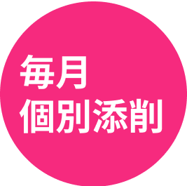 毎月個別添削
