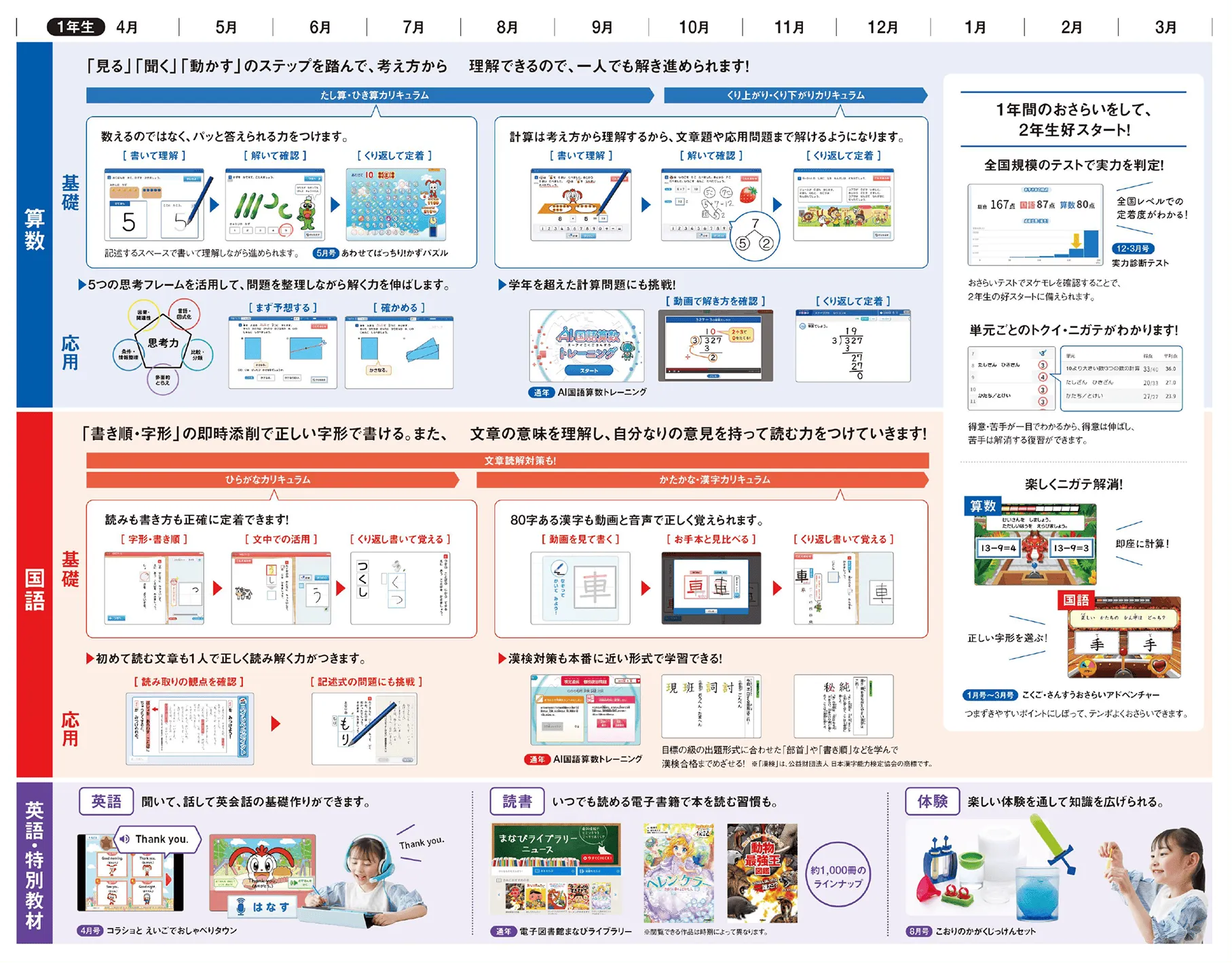 表：年間ラインナップ