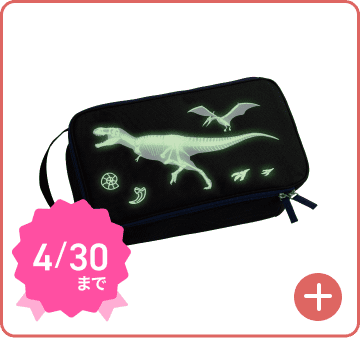 光る！きょうりゅうシューズケース