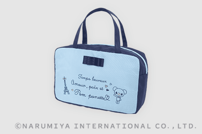 ポンポネットパステルリボンバッグ