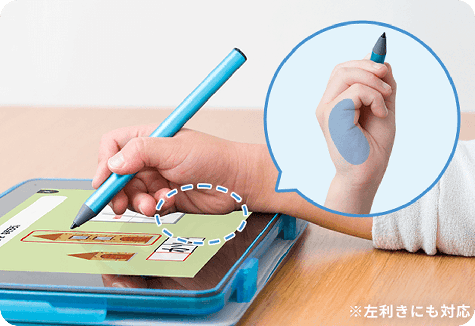 左利きにも対応