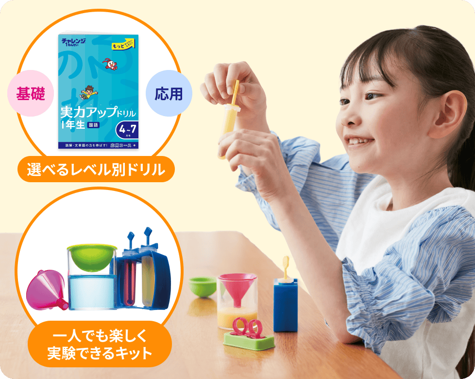 応用コースドリル 一人でも楽しく実験できるキット