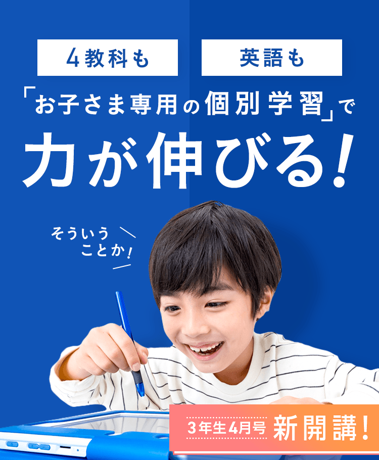 小学3年生 進研ゼミ小学講座 チャレンジ チャレンジタッチ 小学生向け通信教育 学習教材